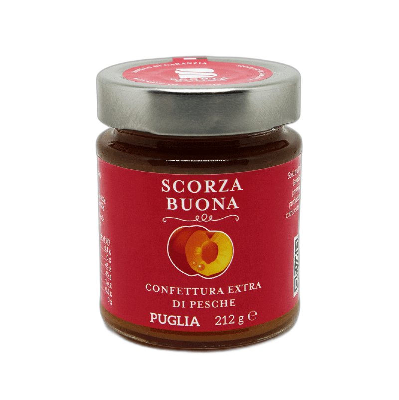 Peaches extra jam Scorza Buona 212 gr breakfast