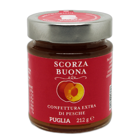 Peaches extra jam Scorza Buona 212 gr breakfast