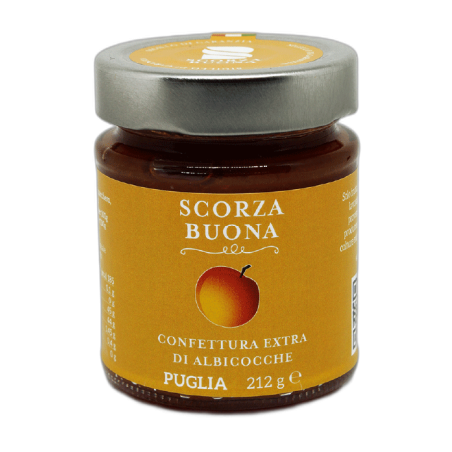 Apricot extra jam Scorza Buona 212gr breakfast