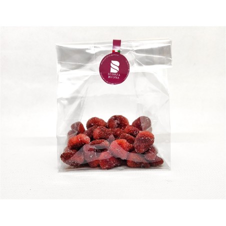 Fragole candite Scorza Buona sfuse zuccherate snack
