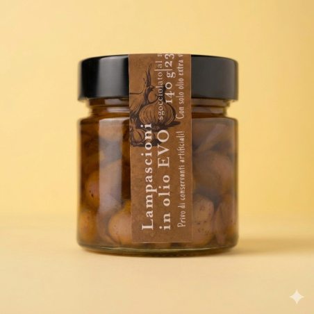 Lampascioni in olio Extra Vergine Di Oliva monocultivar Coratina 230gr